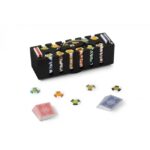 Wooden Rectangular chip set