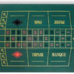 Roulette mat green