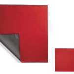 Playing card mat red