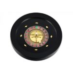 Black wooden Roulette wheel