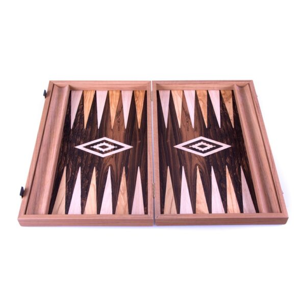 Zircote Wood Backgammon by Manopoulos, Large - Image 3