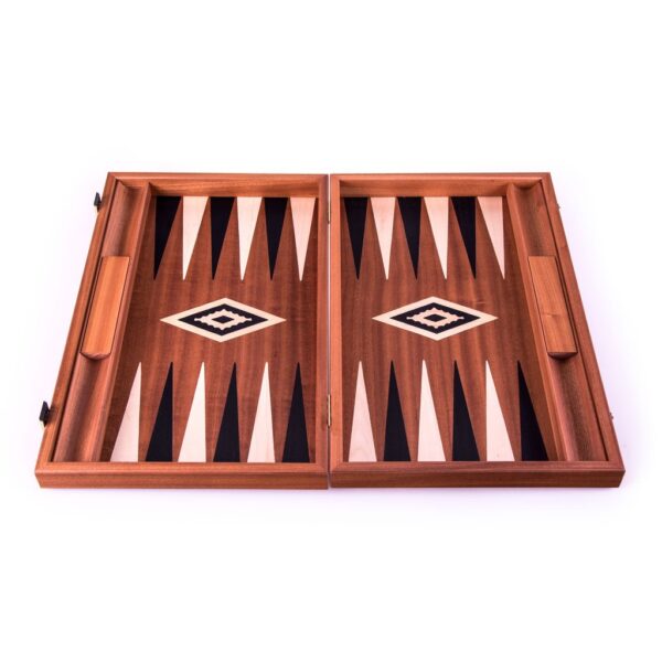 Mahogany Backgammon by Manopoulos, Large BMM1 - Image 2