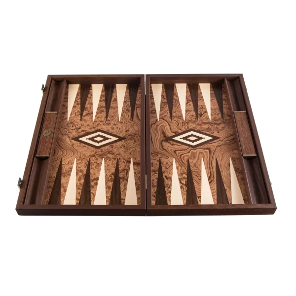 Walnut Backgammon by Manopoulos BJJ1 - Image 3