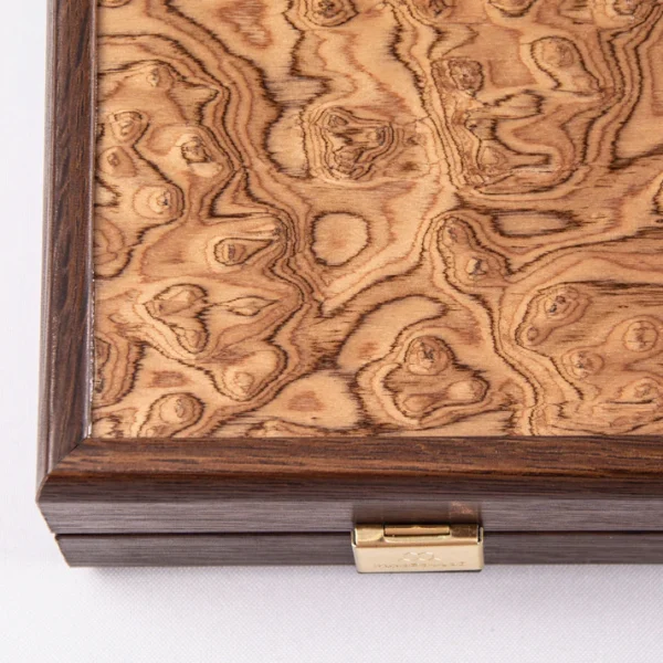 Walnut Burl Backgammon TJJ1 - Image 4