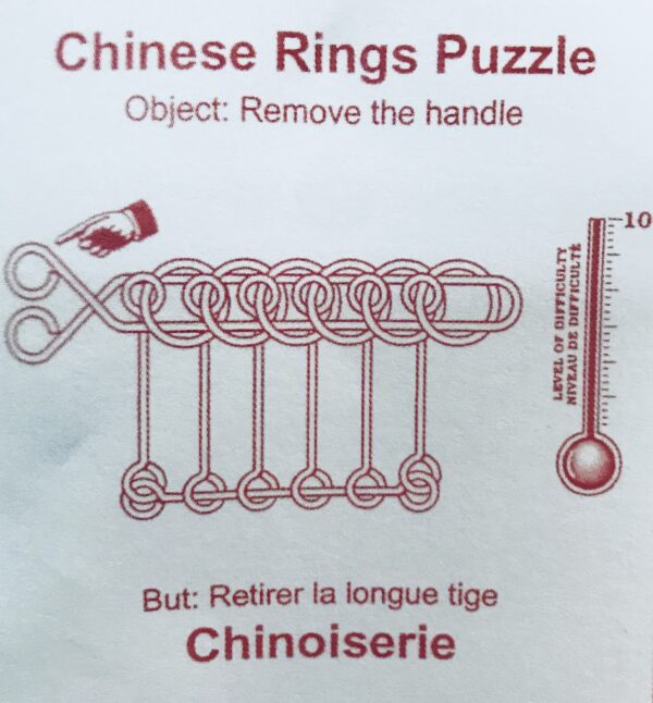 The Chinese Rings Wire Puzzle - Image 2
