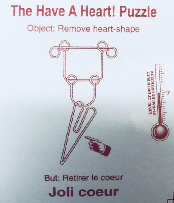 The Have a Heart! Wire Puzzle - Image 2