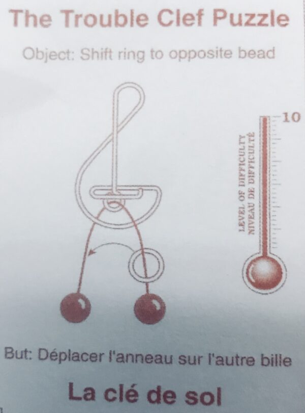The Trouble Clef Wire Puzzle - Image 2
