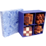 4 in 1 wooden puzzles