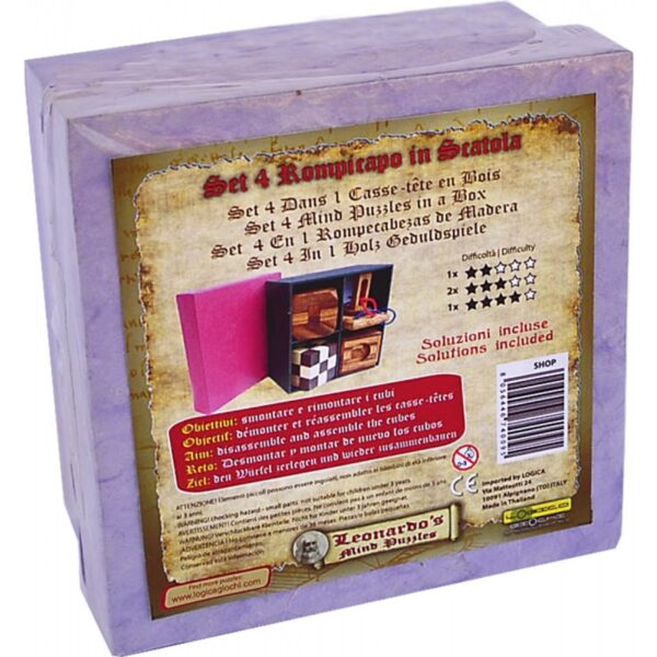 4 in 1 wooden puzzles - Image 2