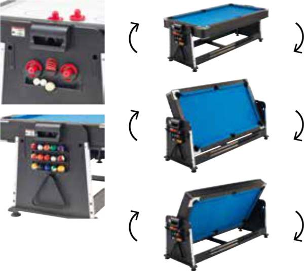 Three Multi Game Bench - Image 3