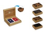 Ebony Wood Box with 2 Decks 804522