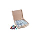 Domino Double 12 Mexican Train in a wooden Box 695145