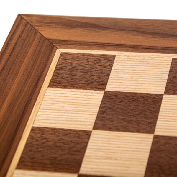 Walnut Wood & Oak Inlaid Handcrafted Chessboard WB40K - Image 2