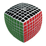 V Cube 8 White Pillow