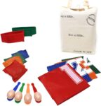 Party Sports Day Set - Sack Race, 3 Legged Race, Egg and Spoon Race, Bean Bags by Garden Games