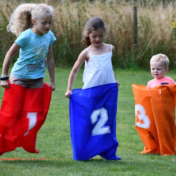 Party Sports Day Set - Sack Race, 3 Legged Race, Egg and Spoon Race, Bean Bags by Garden Games - Image 4