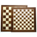 Chessboard mahogany inlaid 54cm 660523