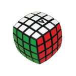 V Cube 4 Black Pillow