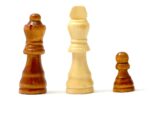 STAUNTON WOODEN CHESSMEN F38