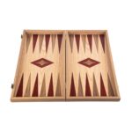 Handmade Oak & American walnut backgammon, TKD1RED 7100