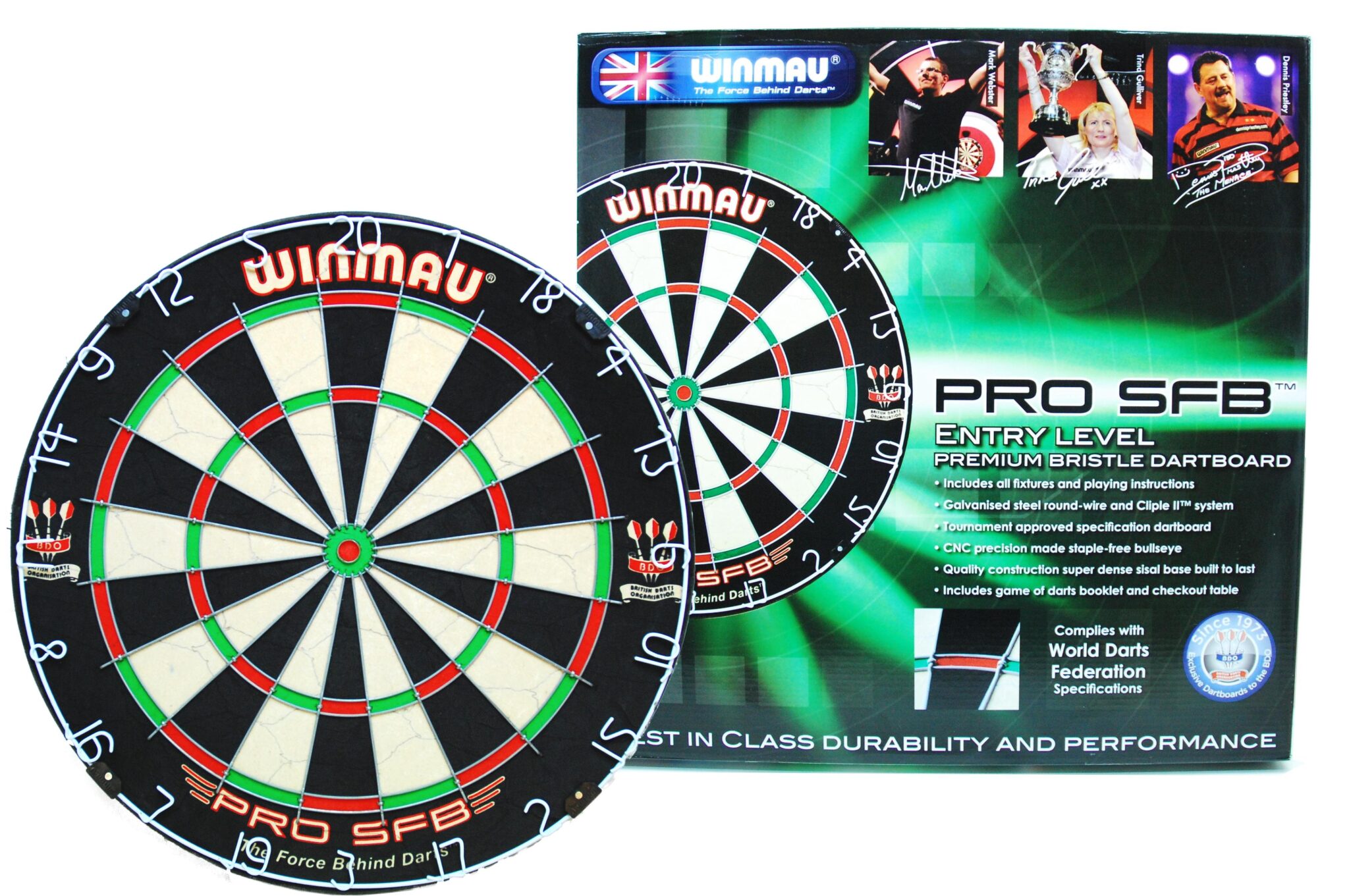 Dartboard WINMAU PRO SFB Bristle competition 300606 ⋆ The Mind Games ⋆ Buy it now from our store