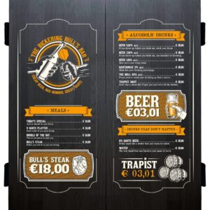 Beer Menu Deluxe Cabinet Wood Black - BU67209