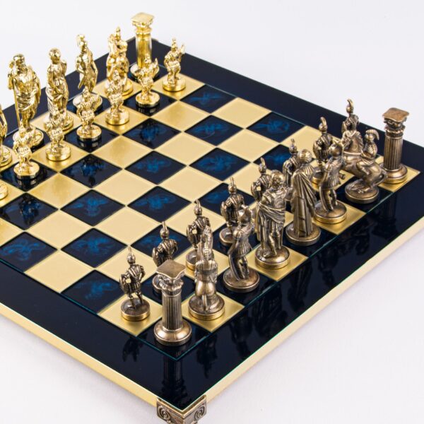 S11CBLU4x GREEK ROMAN PERIOD CHESS SET S11CBLU - Image 4