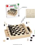 Chess Dama Tria 30cm 053490