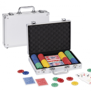 Case with 200 poker chips by Dal Negro (003472)