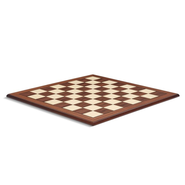 804555 dal negro 2 CHESSBOARD WALNUT MAPLE 52 CM ROUNDED EDGE 804555 - Image 2