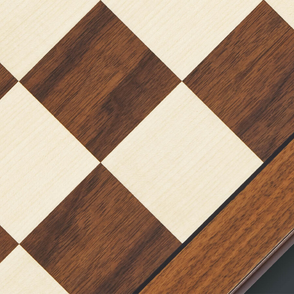 805444 dal negro 5 CHESSBOARD WALNUT MAPLE 52 CM ROUNDED EDGE 804555 - Image 3