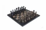 NATURAL STONE AND MARBLE CHESS SET  1023