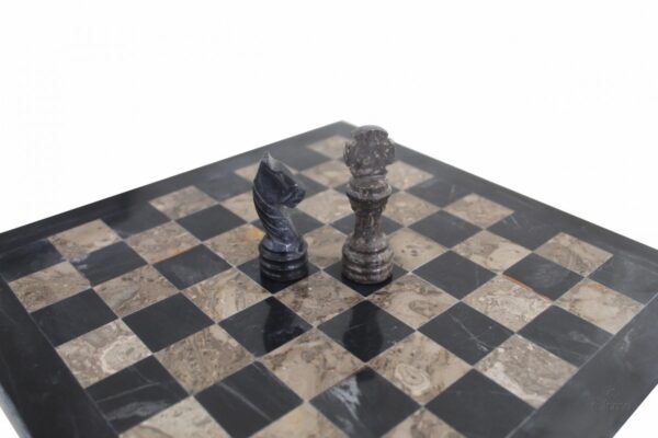 NATURAL STONE AND MARBLE CHESS SET  1023 - Image 4