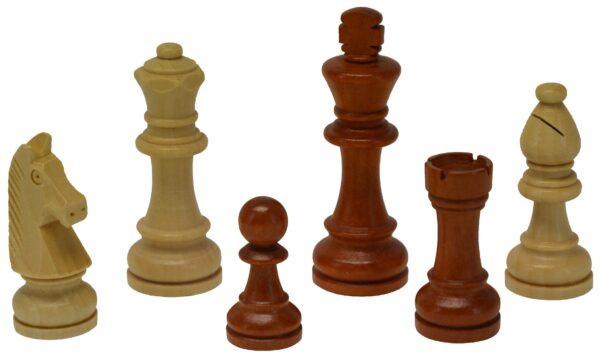 Chess pieces Staunton No 05 in a wooden box 652035 - Image 3