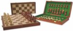 Chess-folding-cassette wood inlaid 40 cm 670018