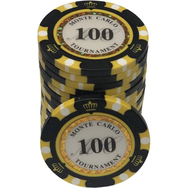 monte carlo 100 Poker Chip Set Monte Carlo 750 - Premium in PRO black case - Image 13