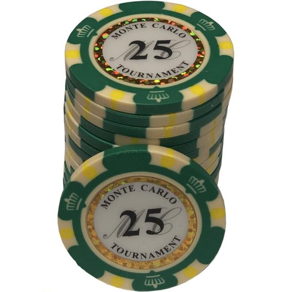monte carlo 25 Poker Chip Set Monte Carlo 750 - Premium in PRO black case - Image 15