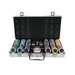 Poker Chip Set - Ultimate 300 in Silver case