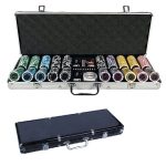 Poker Chip Set - Ultimate 500 in Black color case