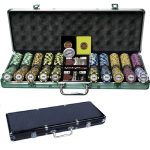 Poker Chip Set Monte Carlo 500 - Premium in Black color Case
