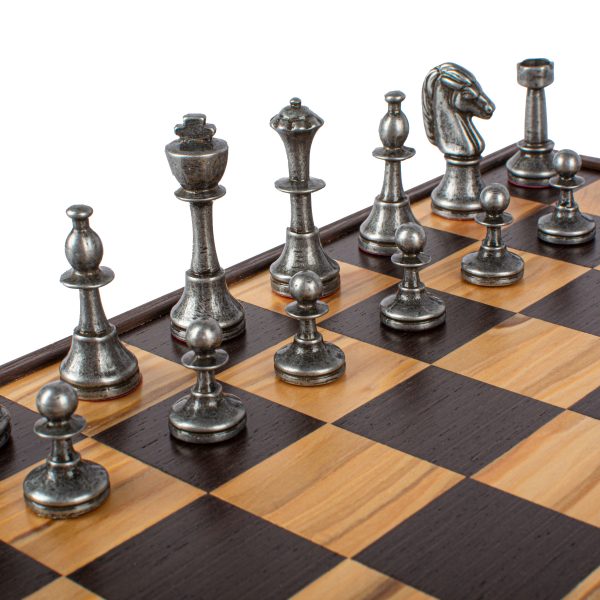 Chess set in wooden case SKW34Z40H - Image 3