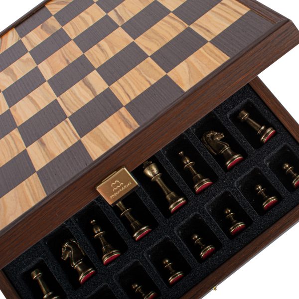 Chess set in wooden case SKW34Z40H - Image 6