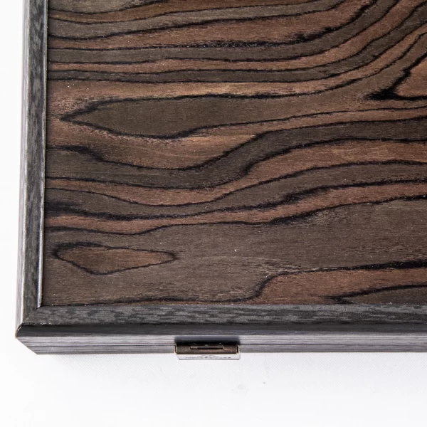 bgg1 5 Handmade Backgammon BGG1 - Ebony Burl - Image 5