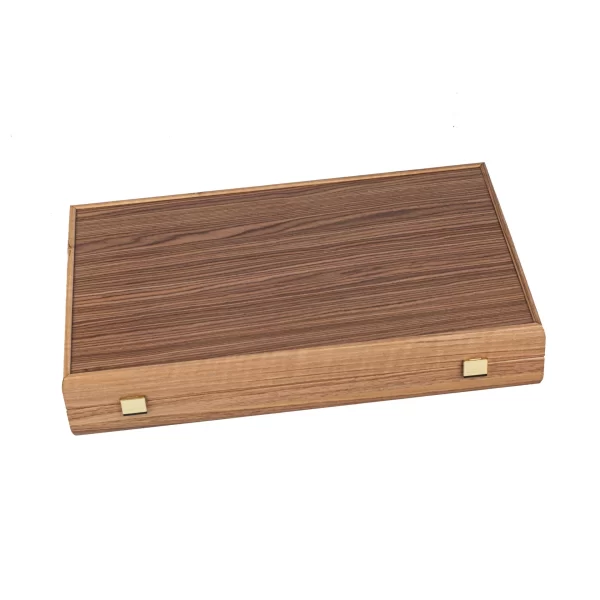 Walnut Backgammon with Green Oak BKY1 - Image 2