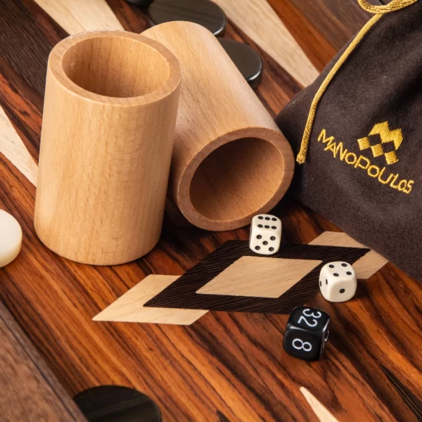 Handmade Backgammon Palisander wood BQQ1 - Image 5