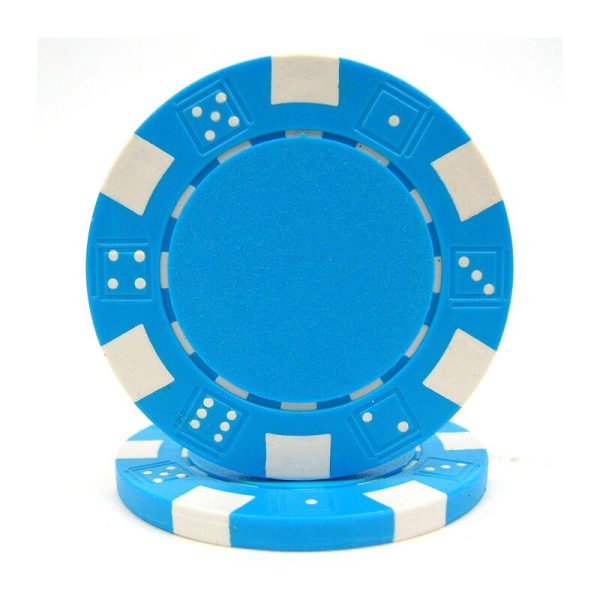 dice lighe blue Chip rack for 100 chips with cover - Image 7