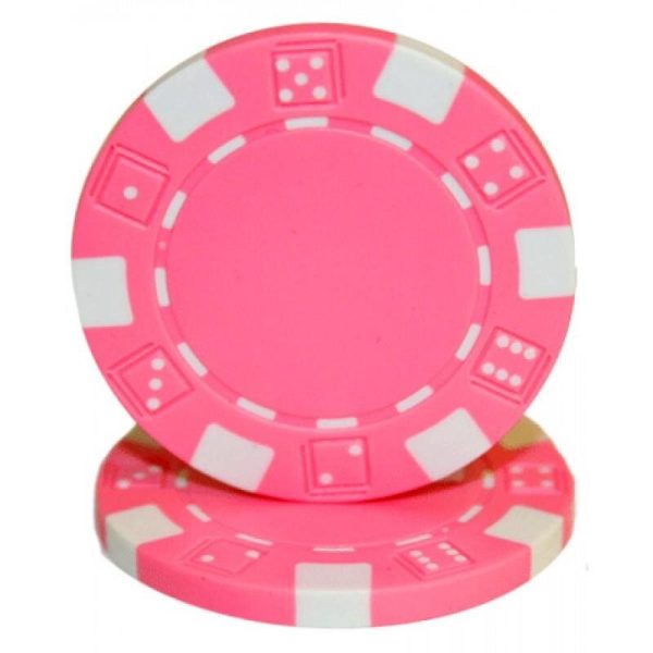 dice pink Chip rack for 100 chips with cover - Image 8