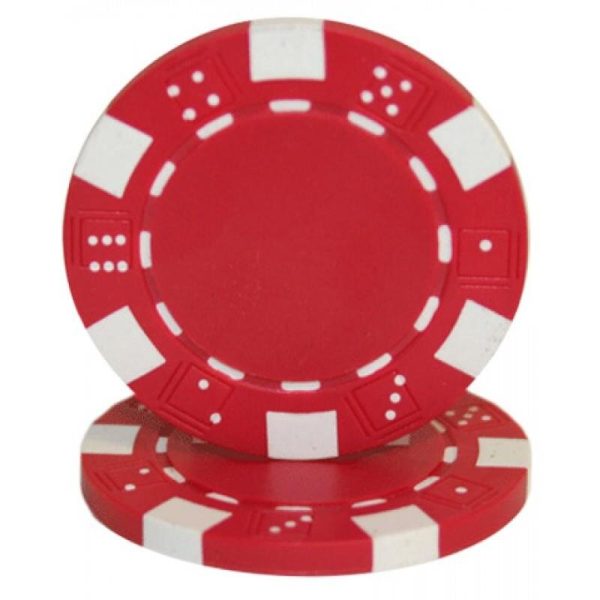 dice red Chip rack for 100 chips with cover - Image 2