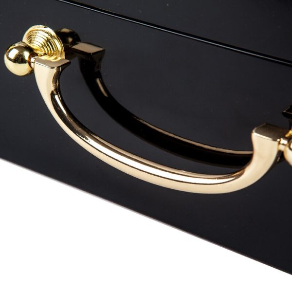 gloss box 500 2 Monte Carlo tournament 500 chips in a wooden gloss case - Image 3