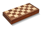 Folding Walnut Chess Board 003489